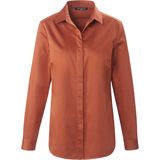 Blouse van 100% katoen lange mouwen Fadenmeister Berlin oranje