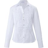 Blouse lange mouwen en sierknopen Just White multicolour