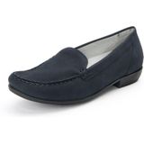Mocassins Hina van rundleer Waldläufer blauw