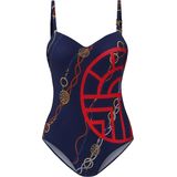 Badpak in bandeaumodel beugels Féraud blauw
