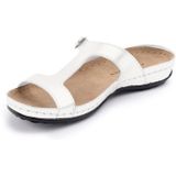 Slippers van rundnappaleer Peter Hahn wit