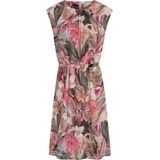 Jurk aangeknipte mouwen en ronde hals mayfair by Peter Hahn multicolour