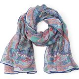 Sjaaltje Delicate Paisley van 100% zijde Roeckl multicolour