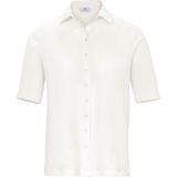 Jerseyblouse lange korte mouwen Peter Hahn wit