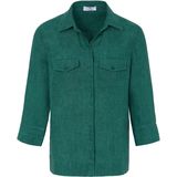 Blouse van 100% linnen 3/4-mouwen Peter Hahn groen