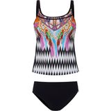 Tankini Xtra Life verenprint voor Sunflair zwart