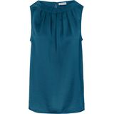 Mouwloos blouseshirt portray berlin turquoise