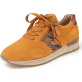 Sneakers van suèdeleer in Best fitting-uitvoering Gabor geel