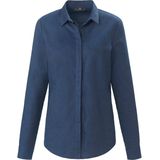 Blouse van 100% katoen lange mouwen Peter Hahn blauw