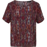 Blouseshirt korte mouwen Peter Hahn multicolour
