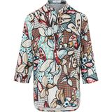 Lange blouse van 100% linnen 3/4-mouwen Peter Hahn multicolour