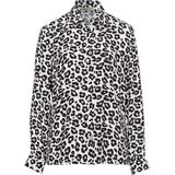 Blouse lange mouwen en luipaardprint Uta Raasch multicolour