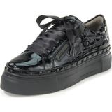 Plateausneakers Nano van kalfslakleer Kennel & Schmenger zwart