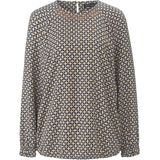 Blouse lange raglanmouwen en minimal-print Betty Barclay multicolour