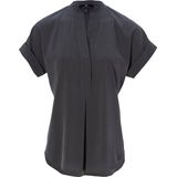 Shirtblouse korte omslagmouwen Peter Hahn grijs