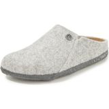 Pantoffels Zermatt Cozy Home van wolvilt Birkenstock grijs