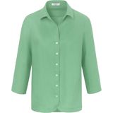 Blouse 3/4-mouwen en overhemdkraag mayfair by Peter Hahn groen