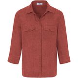 Blouse van 100% linnen 3/4-mouwen Peter Hahn oranje