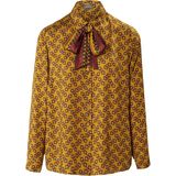 Blouse lange mouwen en grafische print Basler multicolour