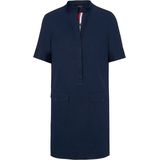 Jurk korte mouwen Looxent blauw