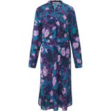 Jurk lange mouwen en ronde hals Uta Raasch multicolour