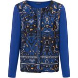 Blouseshirt Basler blauw