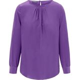 Blouse van 100% zijde Basler paars