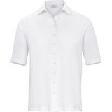 Jerseyblouse lange korte mouwen Peter Hahn wit