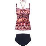 Tankini Xtra Life etnoprint Sunflair oranje