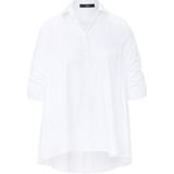 Blouse aangerimpelde 3/4-mouwen Steffen Schraut wit