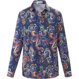 Blouse van 100% katoen lange mouwen Looxent multicolour