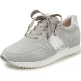 Sneakers van geitensuèdeleer kalfsleer Gabor grijs