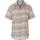 Blouse van 100% katoen korte mouwen Peter Hahn multicolour