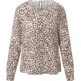 Blouseshirt lange mouwen en luipaardprint Peter Hahn multicolour