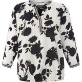 Blouse 3/4-mouwen en tuniekhals Via Appia Due multicolour