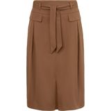 Rok naadritssluiting en loopsplit voor Gerry Weber bruin