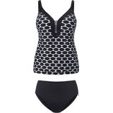 Tankini Xtra Life grafische print rondom Opera zwart