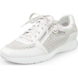 Sneakers Molly van ongevoerd kalfsnappaleer Mephisto wit