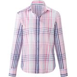 Blouse van 100% katoen ruitdessin Eterna multicolour