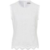 Kanten top borduursels Uta Raasch wit