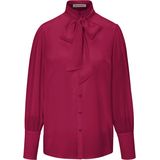 Blouse van 100% zijde staande kraag Uta Raasch roze
