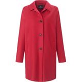 Lange jas van 100% scheerwol knoopsluiting Schneiders Salzburg roze