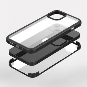 Mobiq - Rugged 360 Graden Full Body iPhone 15 Pro Hoesje