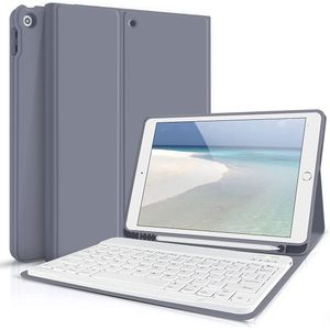 Mobiq - iPad 10.2 inch (2021/2020/2019) Hoes met Toetsenbord