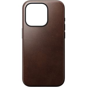 Nomad - Rugged Horween Leather iPhone 15 Pro Magsafe hoesje