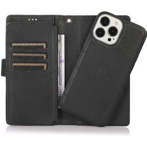Mobiq - Luxe Lederen 2-in-1 Bookcase iPhone 13 Pro Max