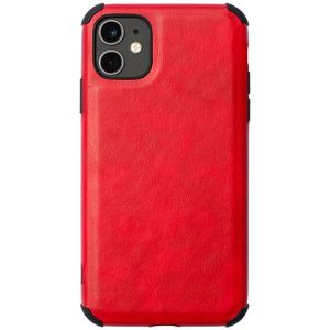 Mobiq - Rugged PU Leather Case iPhone 12 Mini