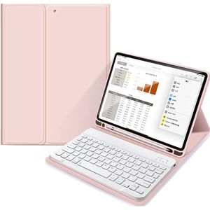 Mobiq - iPad 10.9 inch 2022 Hoes met Toetsenbord