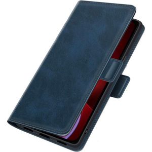 Mobiq - PU Lederen Wallet Hoesje met Sluiting iPhone 15 Plus