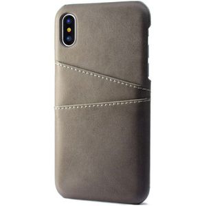 Mobiq - Leather Snap On Wallet iPhone XR Hoesje